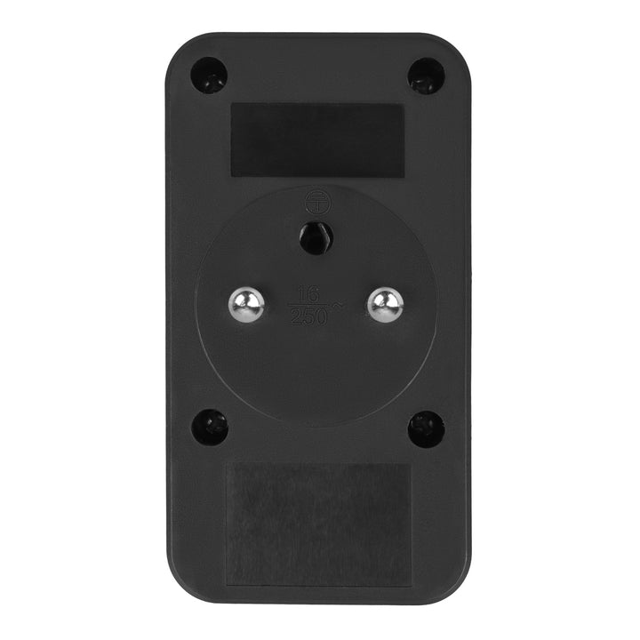 Maclean Stromsteckdose x2 + 4xUSB, Verteiler mit 2 Steckdosen, 2xUSB A, 2xUSB C PD 20W, 1x16A + 1x6A, MCE249 F/W