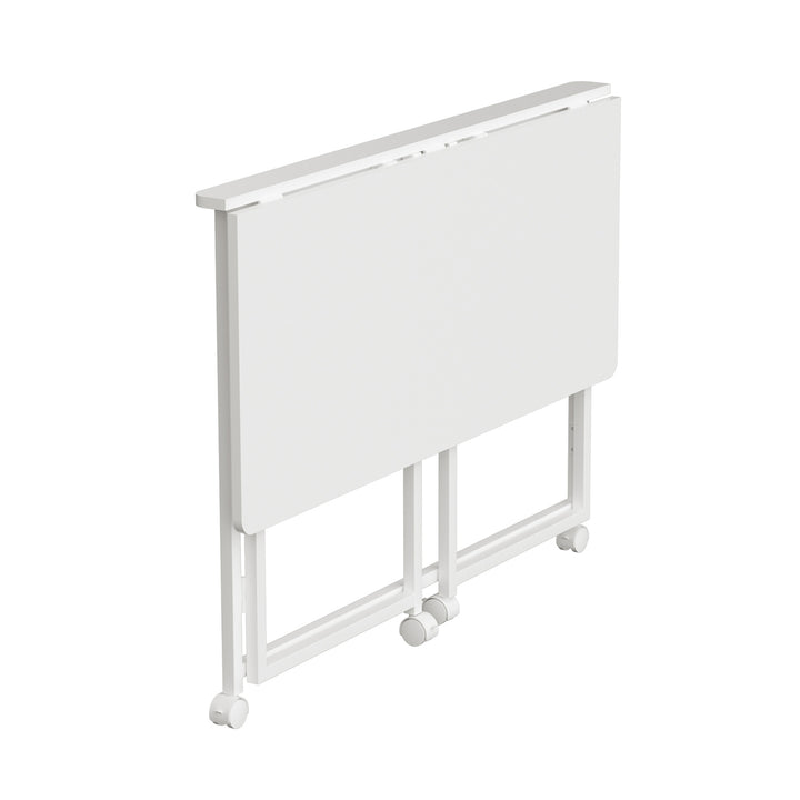 Maclean Klapptisch, weiß, mobil, Platte 100x50cm, max. 50kg, MC-1250 W