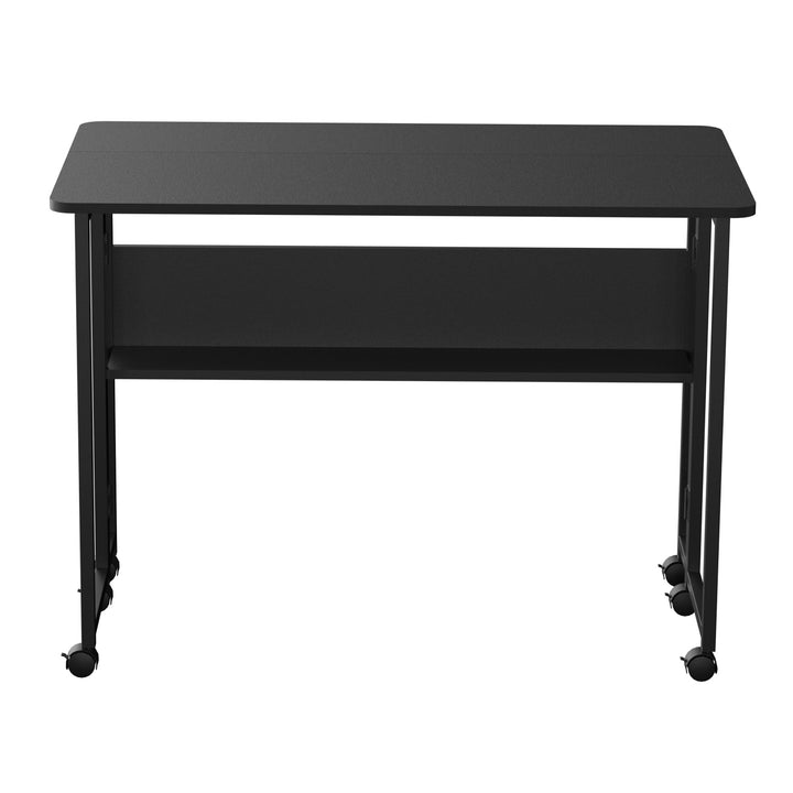 Maclean Klapptisch, schwarz, mobil, Platte 100x58cm, max. 50kg, MC-126 B