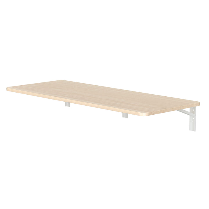 Maclean Klappbares Regal / Tischplatte, helle Holzfarbe, 100x40cm, max. 50 kg, MC-128 WD