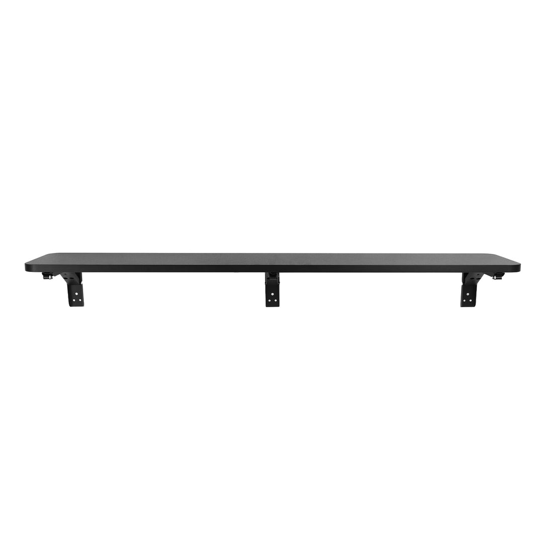 Maclean Klappbares Regal/Aufsatz, schwarz, 100x20 cm, max. 50 kg, MC-129 B
