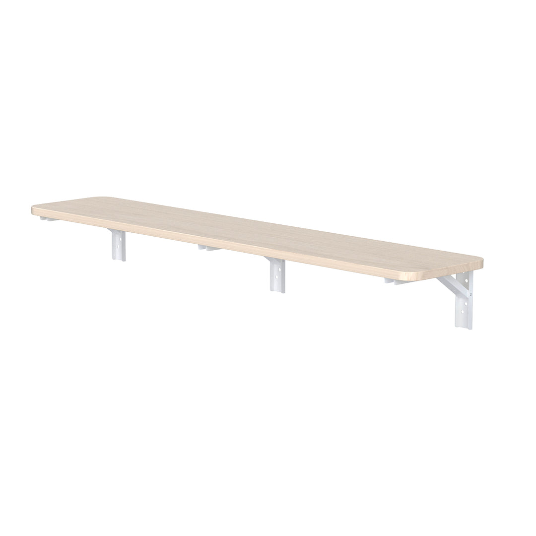 Klappregal/Aufsatz Maclean, helle Holzfarbe, 100x20 cm, max.50 kg, MC-129 WD