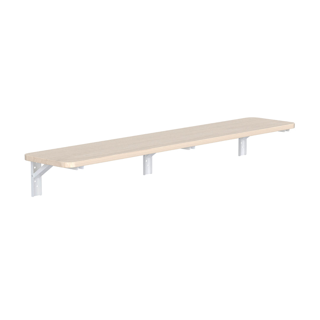 Klappregal/Aufsatz Maclean, helle Holzfarbe, 100x20 cm, max.50 kg, MC-129 WD