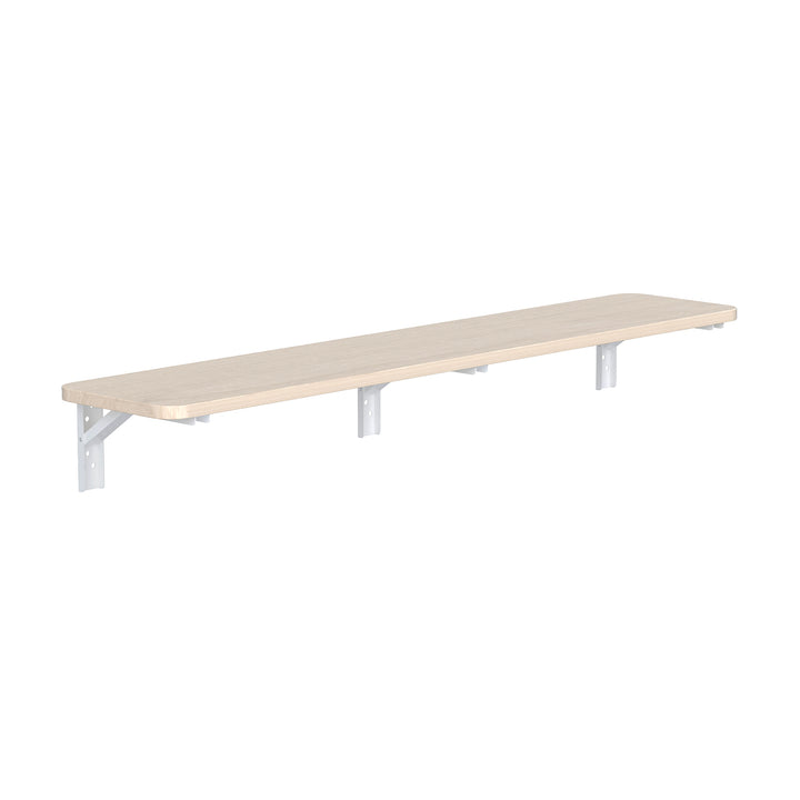 Klappregal/Aufsatz Maclean, helle Holzfarbe, 100x20 cm, max.50 kg, MC-129 WD