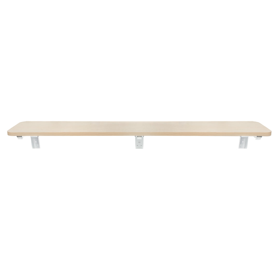 Klappregal/Aufsatz Maclean, helle Holzfarbe, 100x20 cm, max.50 kg, MC-129 WD