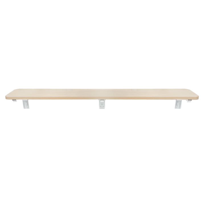 Klappregal/Aufsatz Maclean, helle Holzfarbe, 100x20 cm, max.50 kg, MC-129 WD
