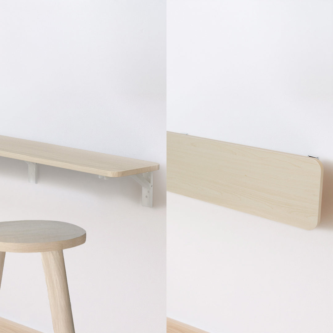 Klappregal/Aufsatz Maclean, helle Holzfarbe, 100x20 cm, max.50 kg, MC-129 WD
