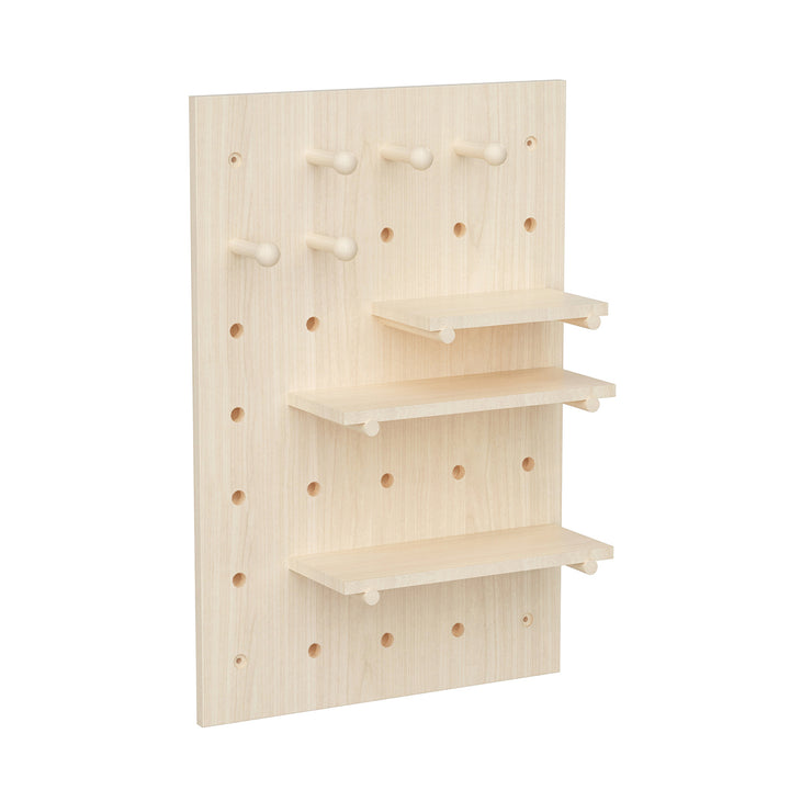 Holz-Whiteboard-Organizer Maclean, helle Holzfarbe, 40x60 cm, max. 20 kg, MC-130 WD