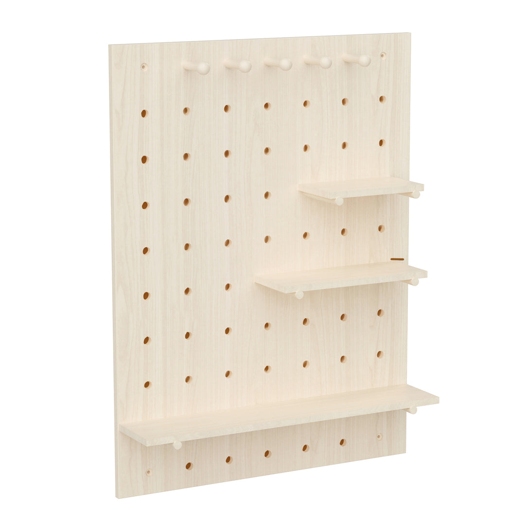 Holz-Whiteboard-Organizer Maclean, helle Holzfarbe, 60x80 cm, max. 20 kg, MC-131 WD