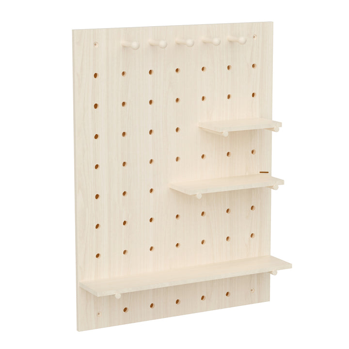 Holz-Whiteboard-Organizer Maclean, helle Holzfarbe, 60x80 cm, max. 20 kg, MC-131 WD