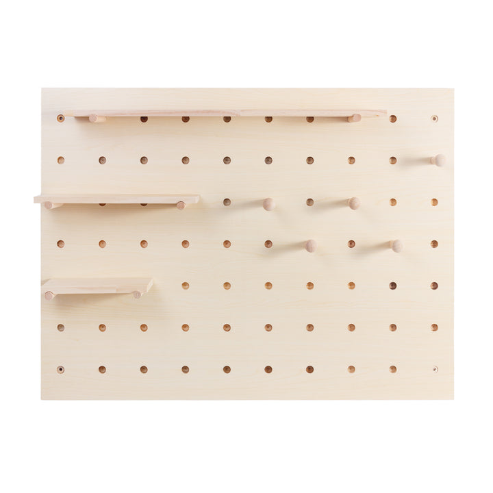 Holz-Whiteboard-Organizer Maclean, helle Holzfarbe, 60x80 cm, max. 20 kg, MC-131 WD