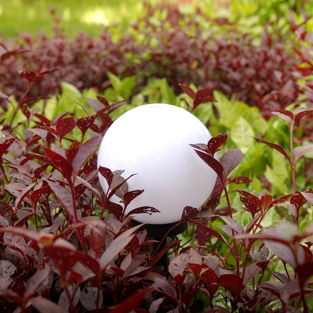 GreenBlue Solarlampe, freistehend, Garten, Kugel 30x30x63 cm, GB168, 4 Schirme