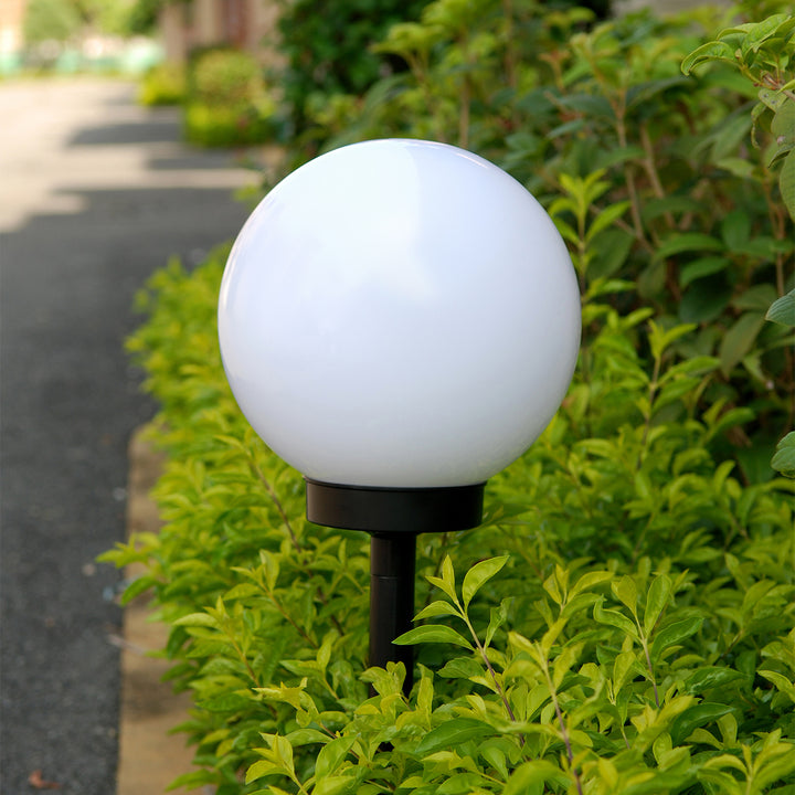 GreenBlue Solarlampe, freistehend, Garten, Kugel 30x30x63 cm, GB168, 4 Schirme