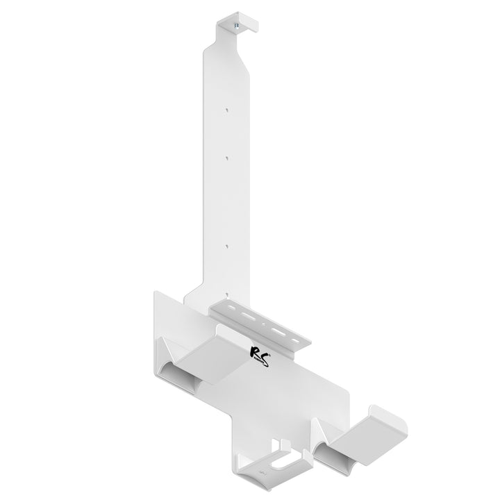 Wandhalterung weiß Kompatibel mit PS5 mit Pad-Halter, 10kg max,RS181 + Wandhalterung weiß für Playstation 5 Konsole, 10kg max, NanoRS RS180