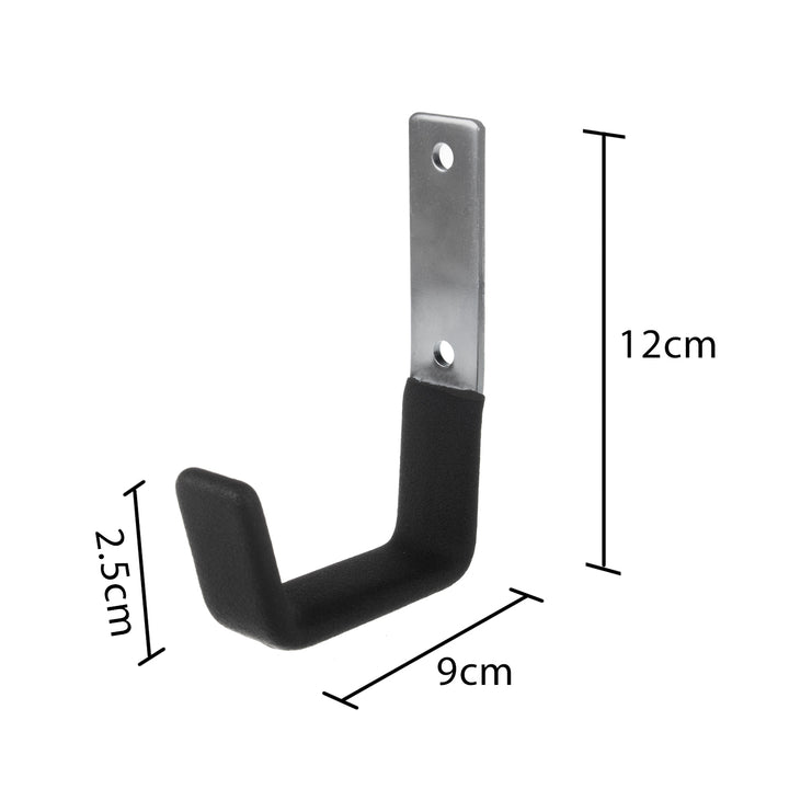 Wandhalterung Maclean, für Reifen, Räder, Leiter, Fahrrad, Stahl, max. Belastung 15kg, MC-435, 2 Stück