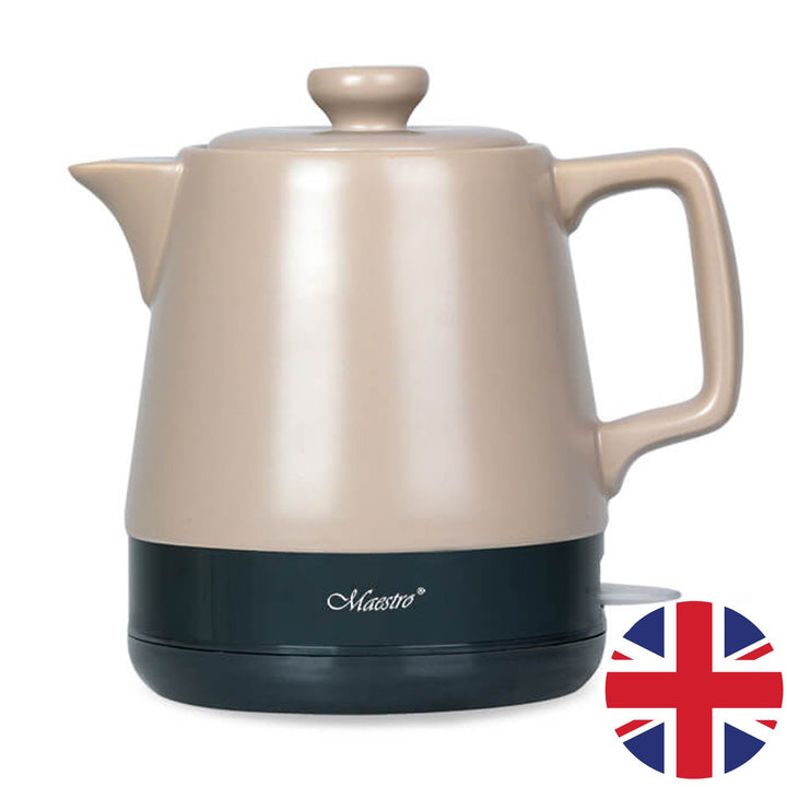 Keramik-Wasserkocher 1l Maestro MR-071 Beige 1000W, UK-Stecker