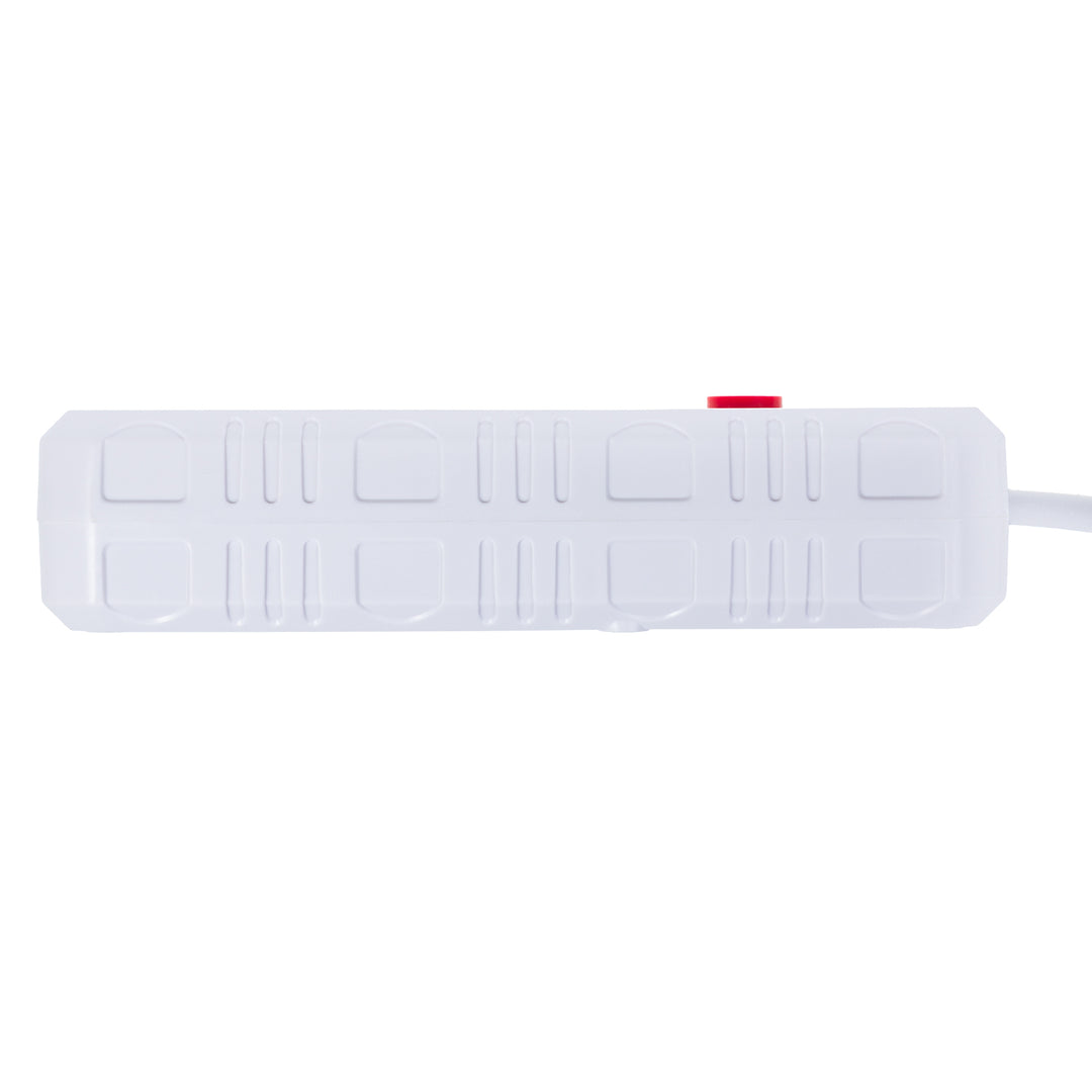 Steckdosenleiste 4 Steckdosen 2500W 3xUSB weiß 1,5m