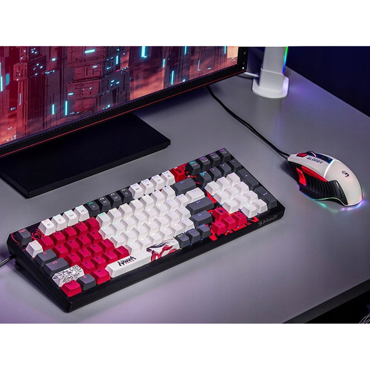 A4TECH BLOODY S98 USB Naraka Mechanische Tastatur (BLMS Red Plus Switches)