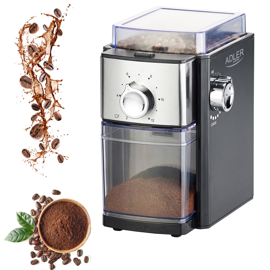 Adler Kaffeemühle, 300W, 250 Gramm, AD 4448 Kaffeebohnenmühle