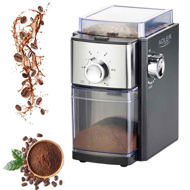 Adler Kaffeemühle, 300W, 250 Gramm, AD 4448 Kaffeebohnenmühle