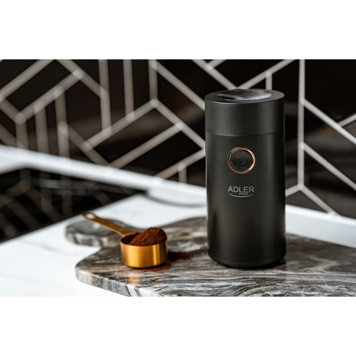 Elektrische Kaffeemühle Adler, 150W, schwarz, AD 4446BG