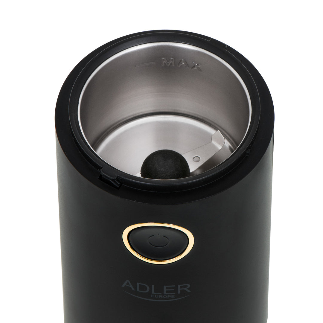 Elektrische Kaffeemühle Adler, 150W, schwarz, AD 4446BG