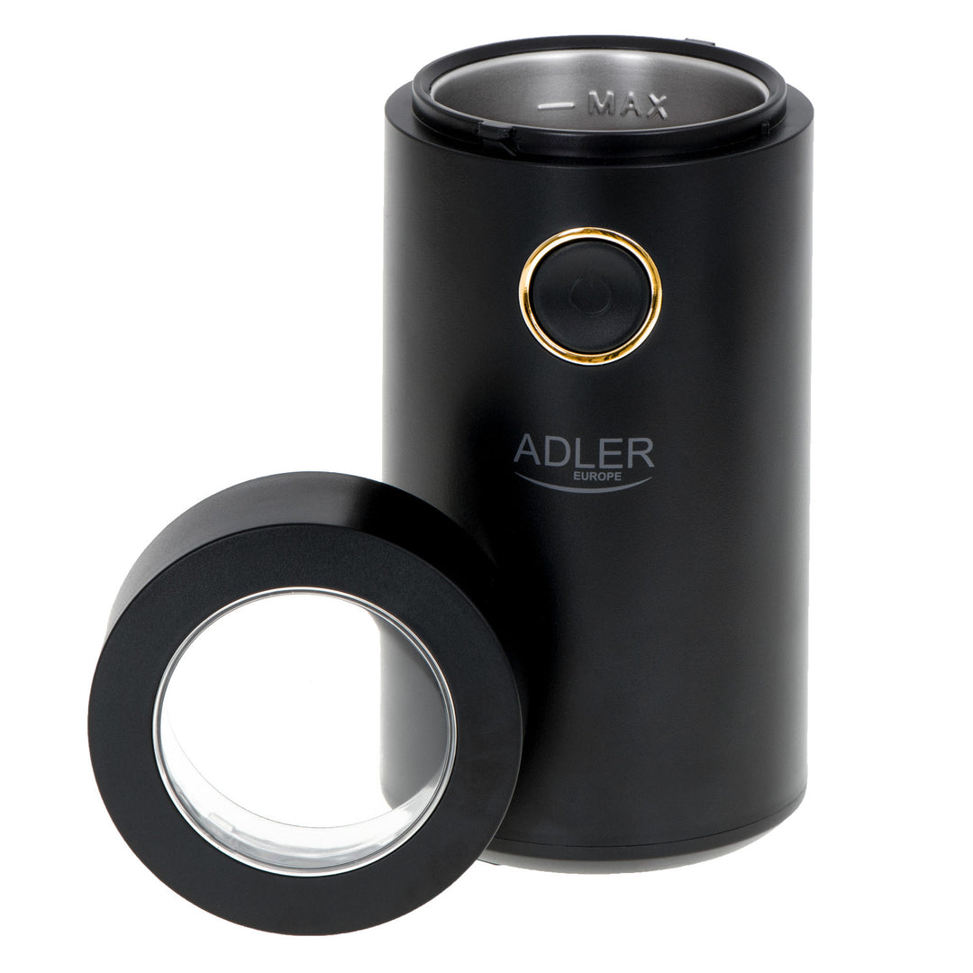 Elektrische Kaffeemühle Adler, 150W, schwarz, AD 4446BG
