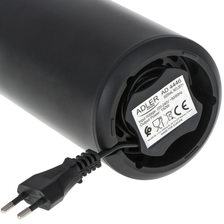 Elektrische Kaffeemühle Adler, 150W, schwarz, AD 4446BG