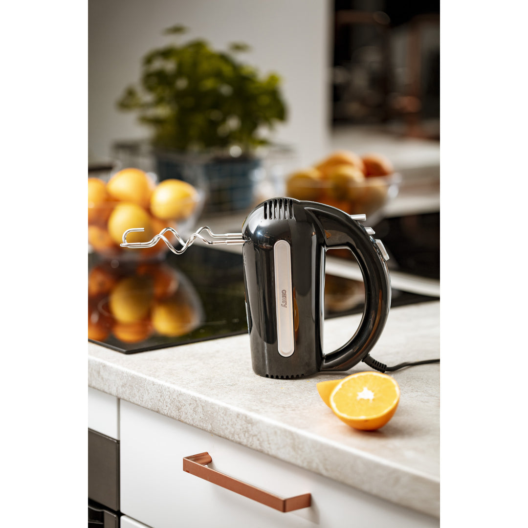 Camry Handmixer, 800 W, 5 Geschwindigkeiten, Turbo-Funktion, schwarz, CR 4218