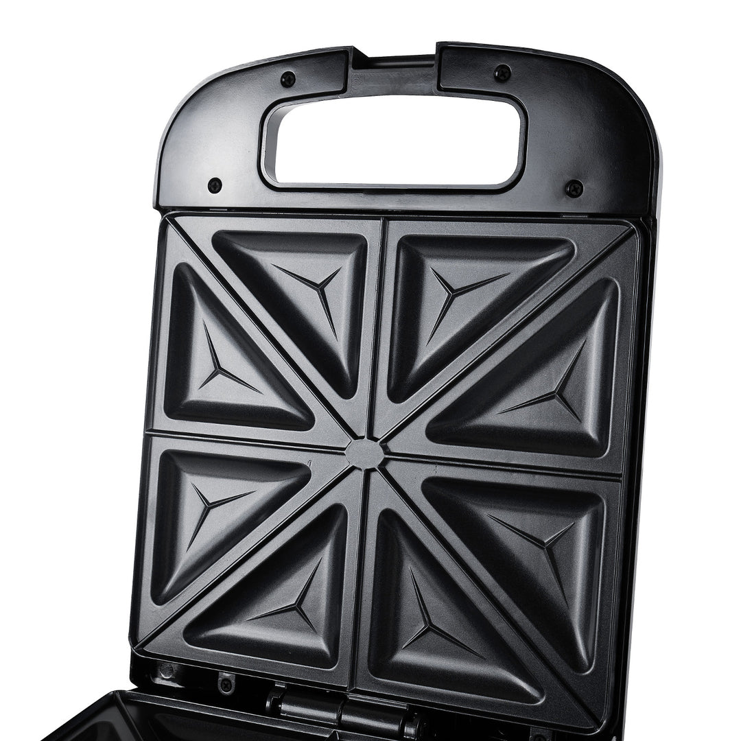 Adler AD 3055 schwarz 2000 Watt Sandwichmaker für 4 Sandwiches