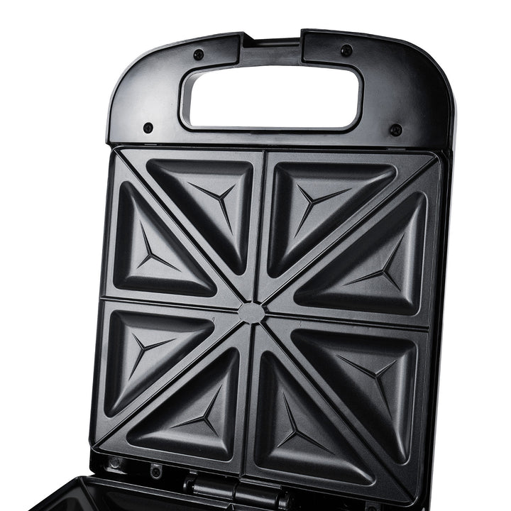 Adler AD 3055 schwarz 2000 Watt Sandwichmaker für 4 Sandwiches