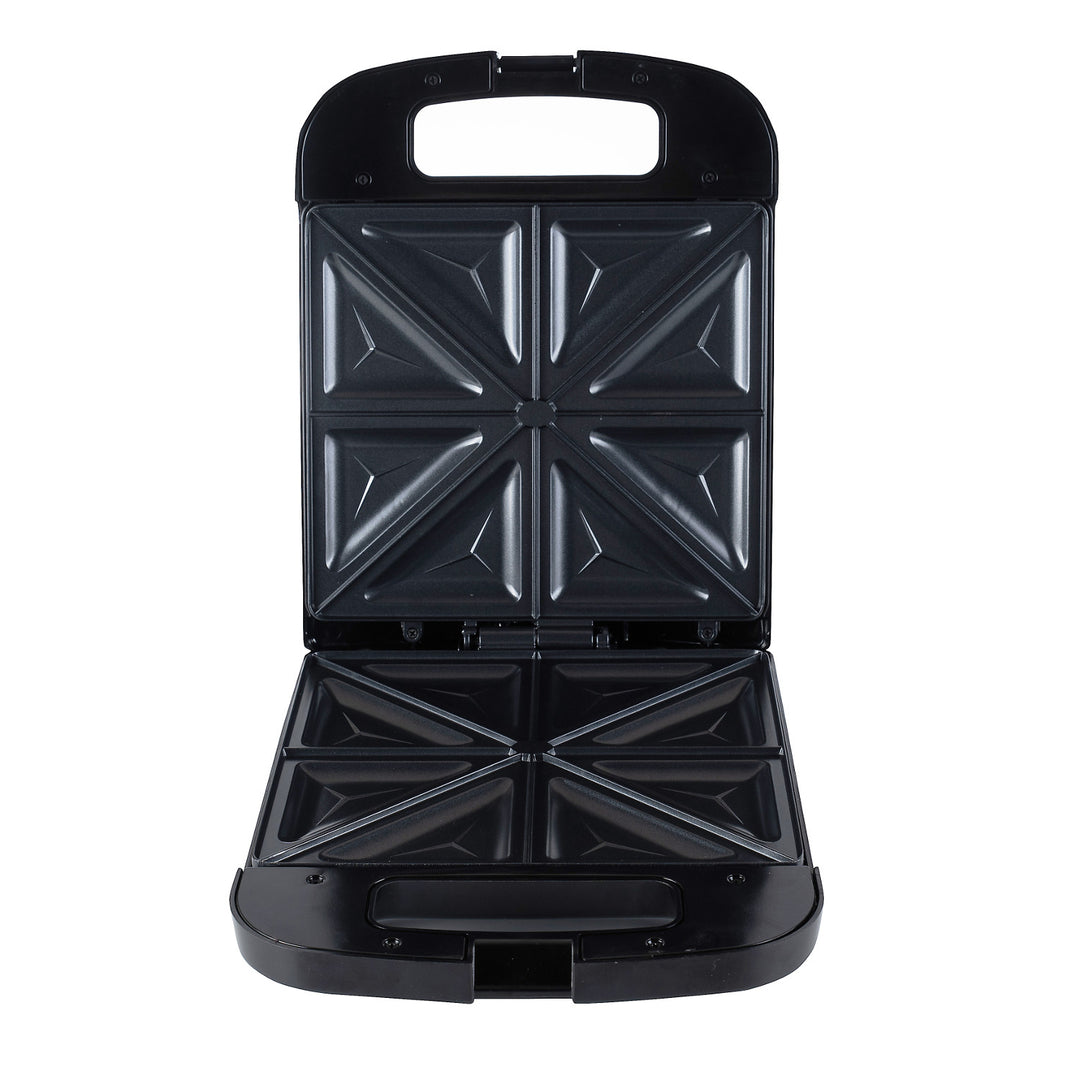 Adler AD 3055 schwarz 2000 Watt Sandwichmaker für 4 Sandwiches