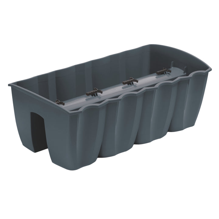 Prosperplast Balkonbrüstungstopf, 58cm, anthrazit, DCRO600