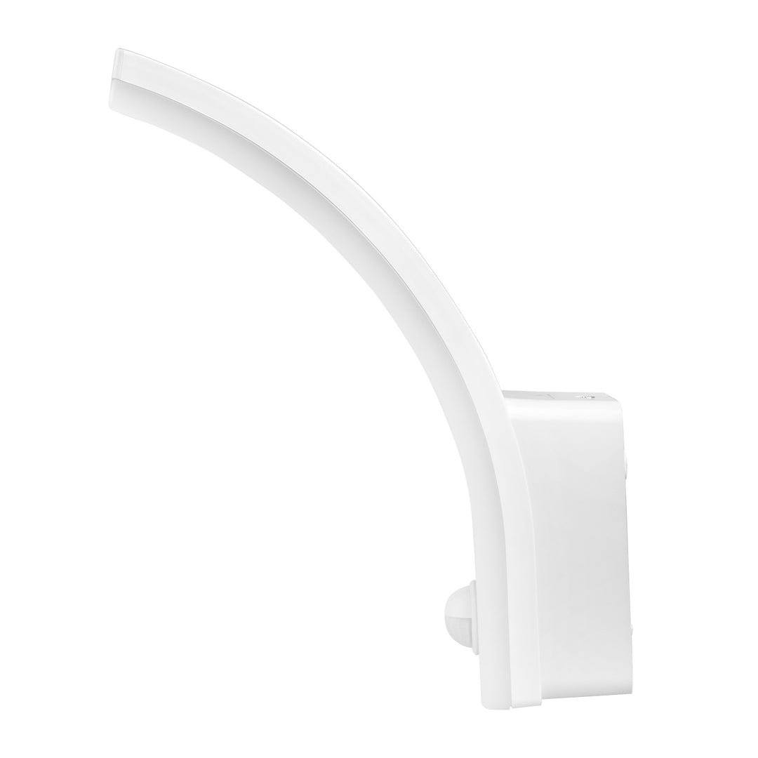 Maclean Bewegungsmelder LED-Lampe, PIR-Bewegungsmelder, weiß, 20W, IP65, 2000lm, neutralweiß (4000K) MCE512 W, 4 Stück