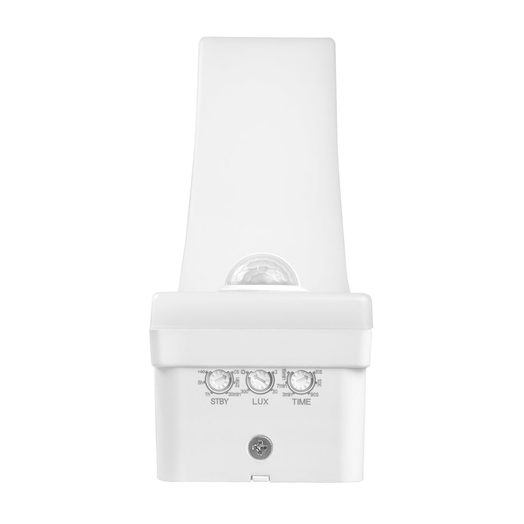 Maclean Bewegungsmelder LED-Lampe, PIR-Bewegungsmelder, weiß, 20W, IP65, 2000lm, neutralweiß (4000K) MCE512 W, 4 Stück