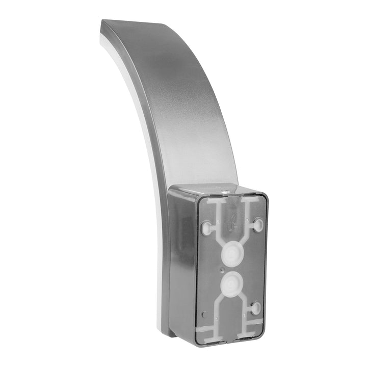 Maclean Bewegungsmelder LED-Lampe, PIR-Bewegungsmelder, grau, 20W, IP65, 2000lm, neutralweiß (4000K) MCE512 GR, 2 Stück