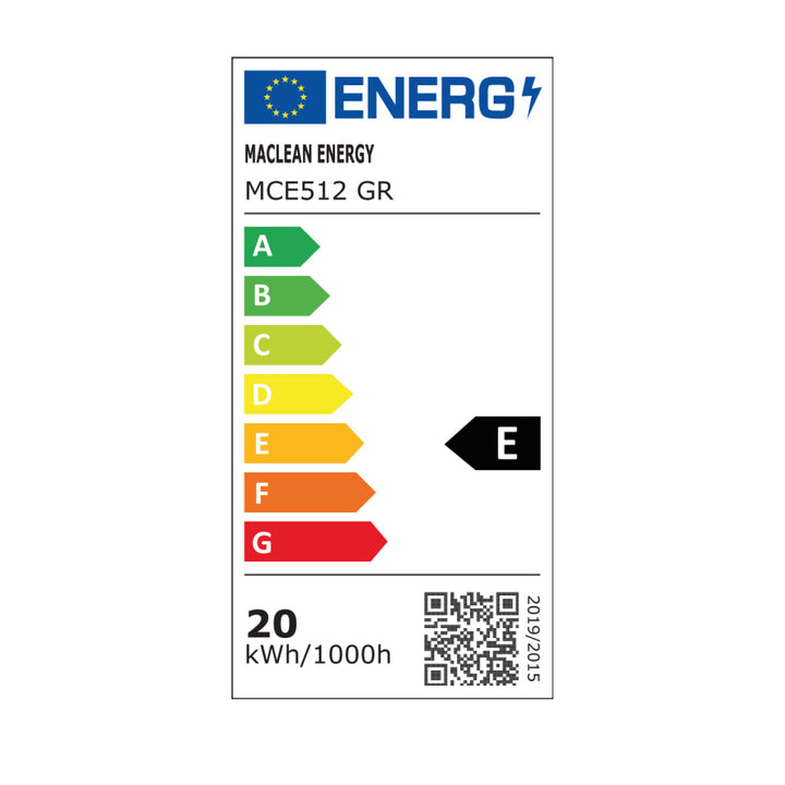 Maclean Bewegungsmelder LED-Lampe, PIR-Bewegungsmelder, grau, 20W, IP65, 2000lm, neutralweiß (4000K) MCE512 GR, 2 Stück