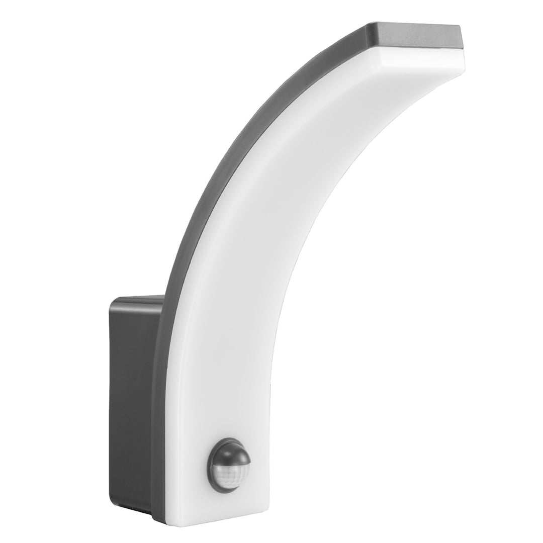 Maclean Bewegungsmelder LED-Lampe, PIR-Bewegungsmelder, grau, 20W, IP65, 2000lm, neutralweiß (4000K) MCE512 GR, 4 Stück