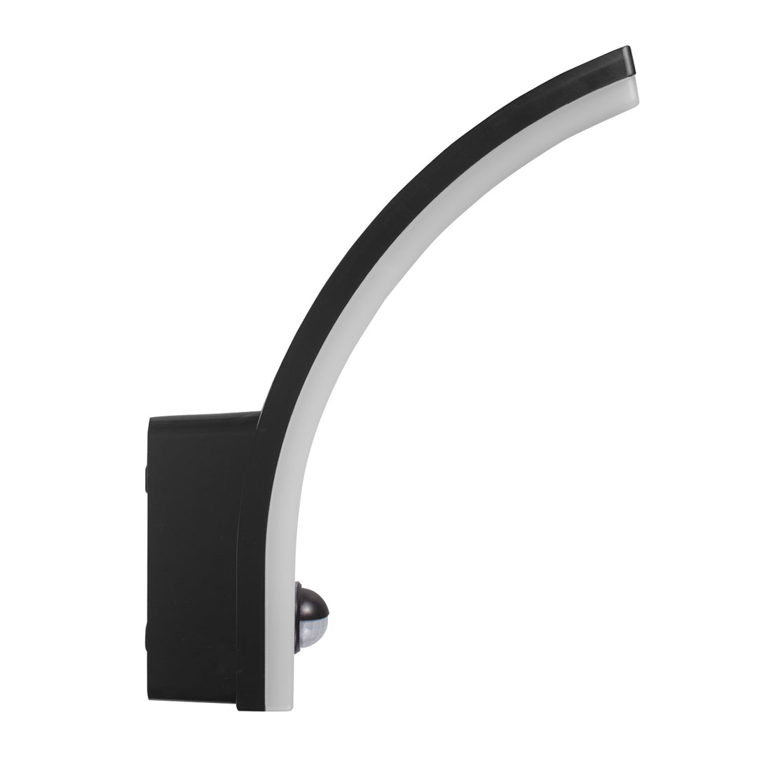 Maclean Bewegungsmelder LED-Lampe, PIR-Bewegungsmelder, schwarz, 20W, IP65, 2000lm, neutralweiß (4000K) MCE512 B, 4 Stück