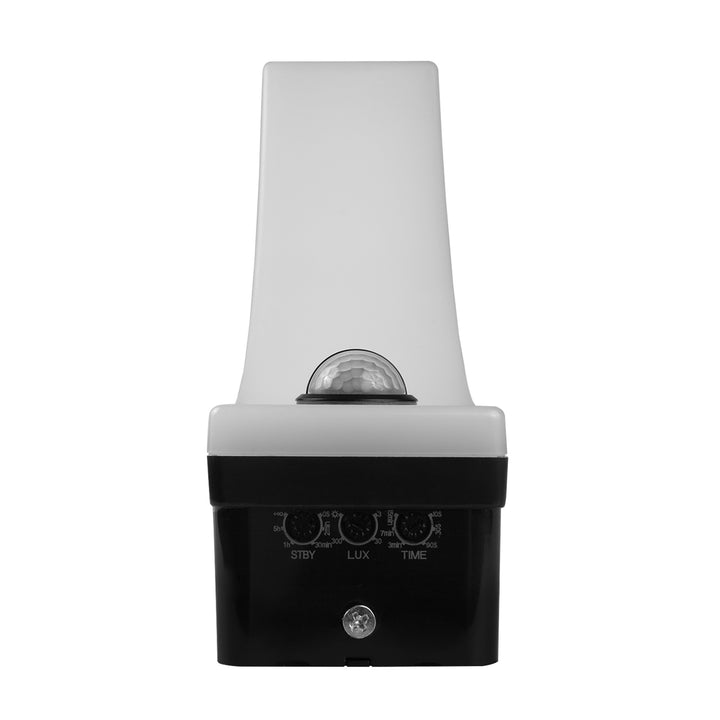 Maclean Bewegungsmelder LED-Lampe, PIR-Bewegungsmelder, schwarz, 20W, IP65, 2000lm, neutralweiß (4000K) MCE512 B, 4 Stück