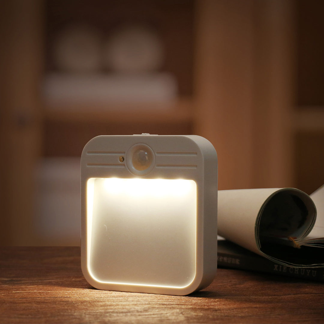 Maclean LED-Treppenlicht, mit Bewegungsmelder, Temp. 4000K, 3,7V/500mAh, 4 LEDs, Reichweite 3-4m, MCE236, 2 Stück