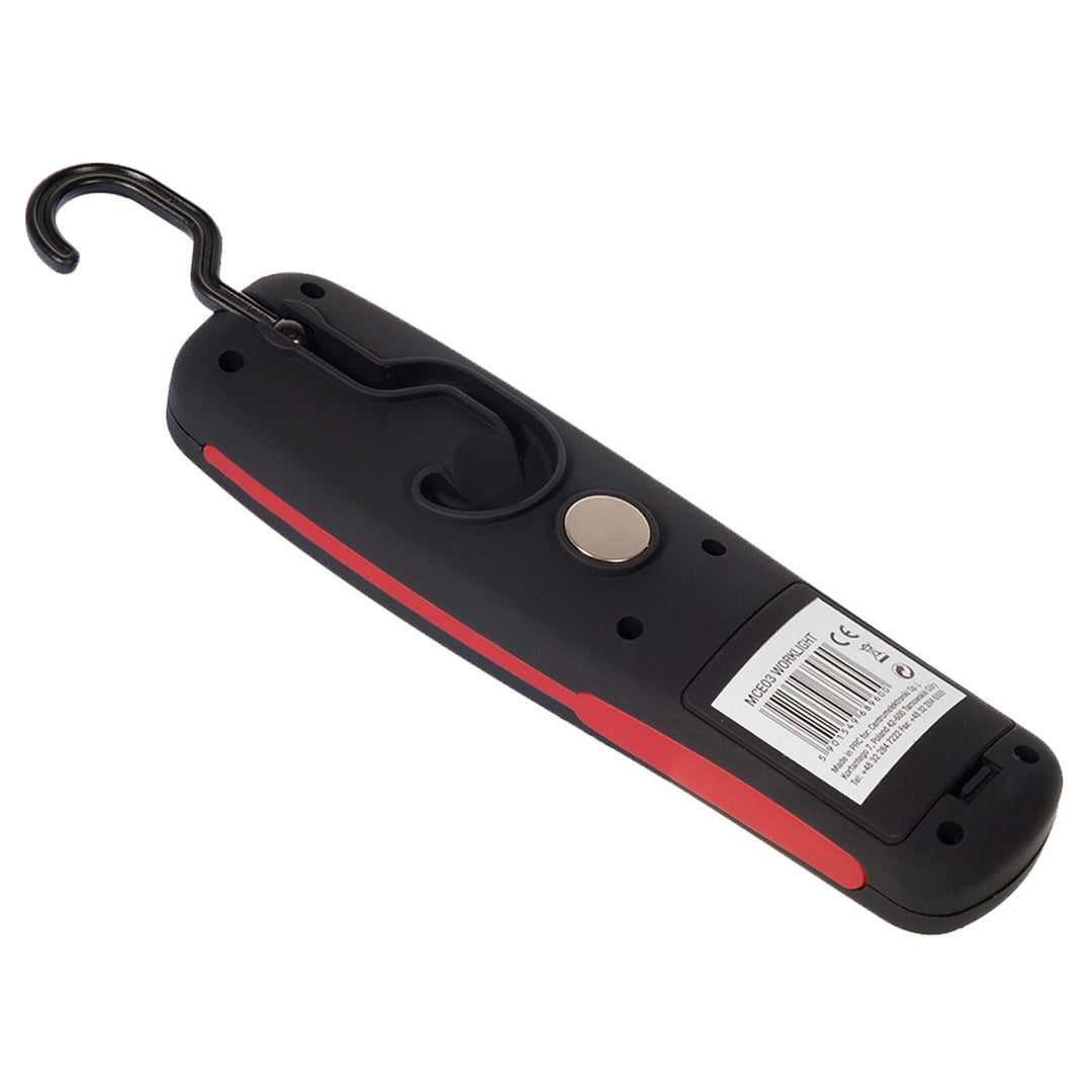 Maclean Werkstattlampe 24 LED, Magnet, Haken, MCE03 3 Stück
