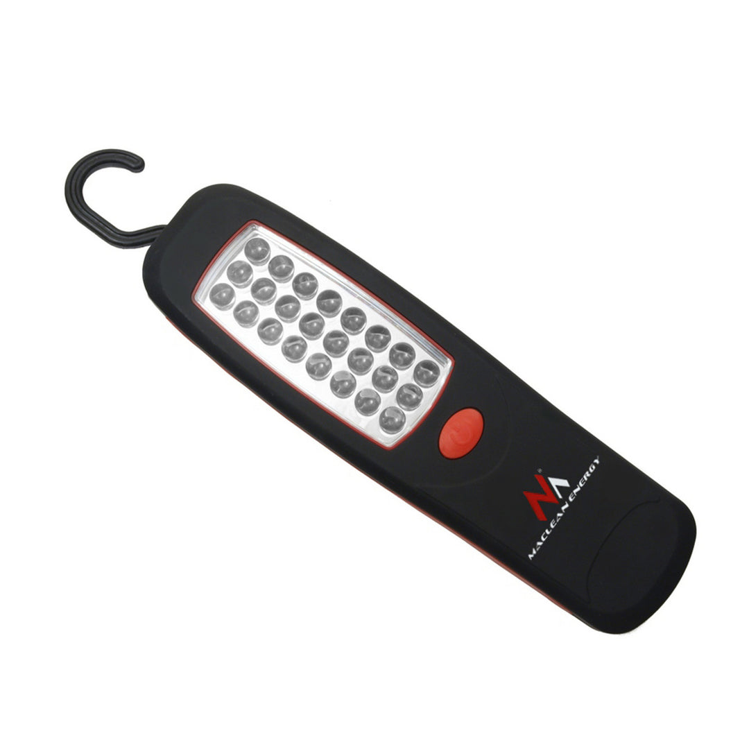 Maclean Werkstattlampe 24 LED, Magnet, Haken, MCE03 3 Stück