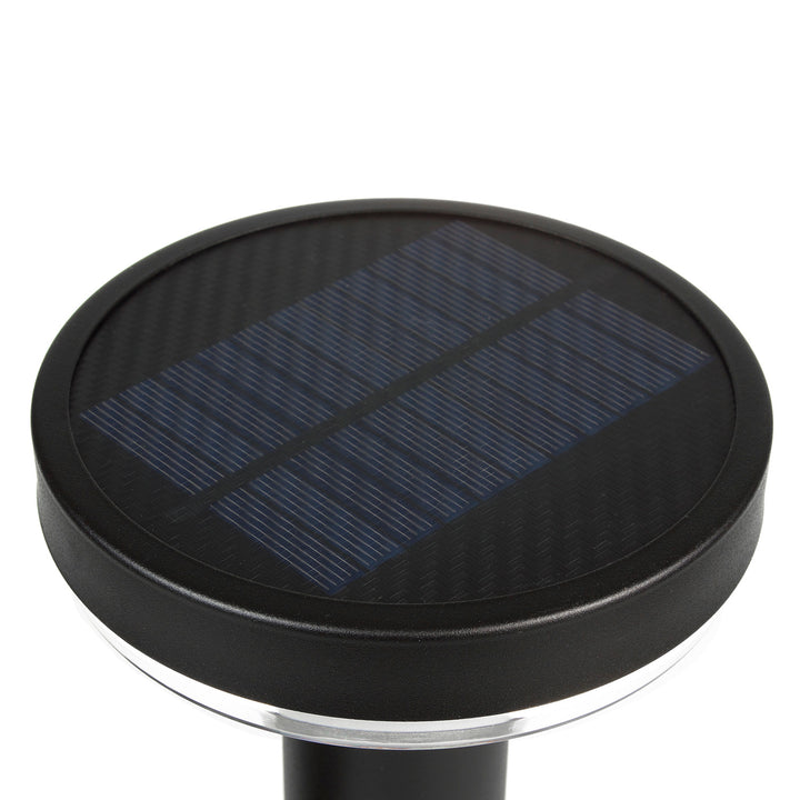 Maclean Solar LED-Leuchte, mit Sensor, 3 Modi, steckbar, Li-ion 18650, IP44, 3,7V, 1200 mAh, Schwarz, MCE465 B, 8 Stück