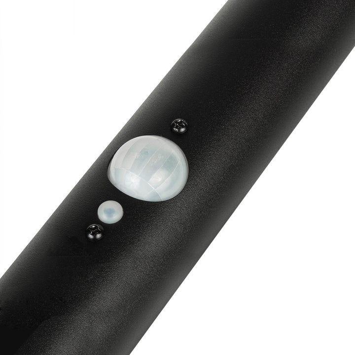 Maclean Solar LED-Leuchte, mit Sensor, 3 Modi, steckbar, Li-ion 18650, IP44, 3,7V, 1200 mAh, Schwarz, MCE465 B, 8 Stück