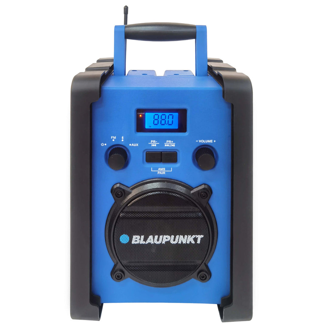 Blaupunkt Tragbares Radio, Bluetooth, AUX, LCD-Display, PP30 Baustelle