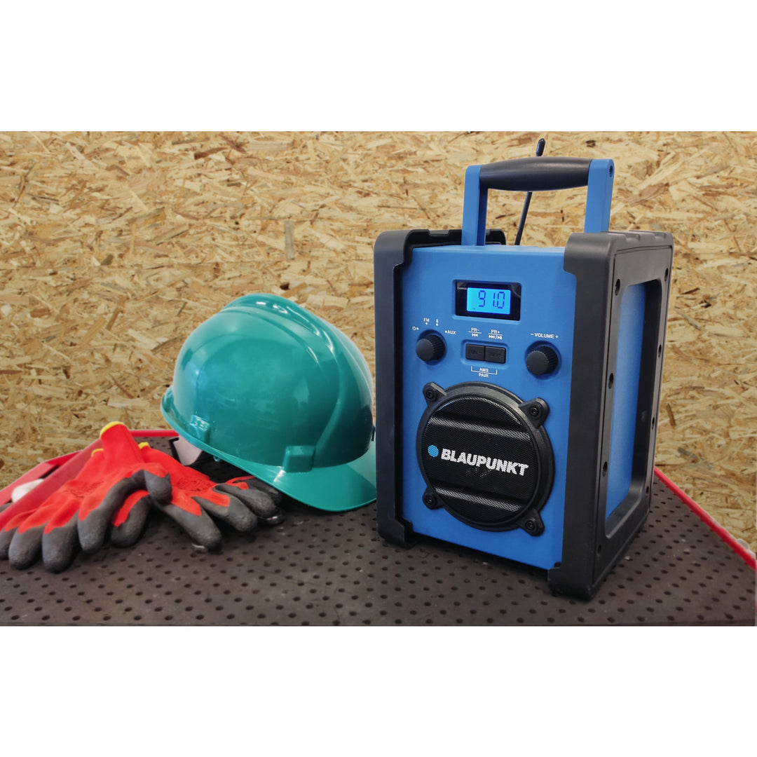 Blaupunkt Tragbares Radio, Bluetooth, AUX, LCD-Display, PP30 Baustelle