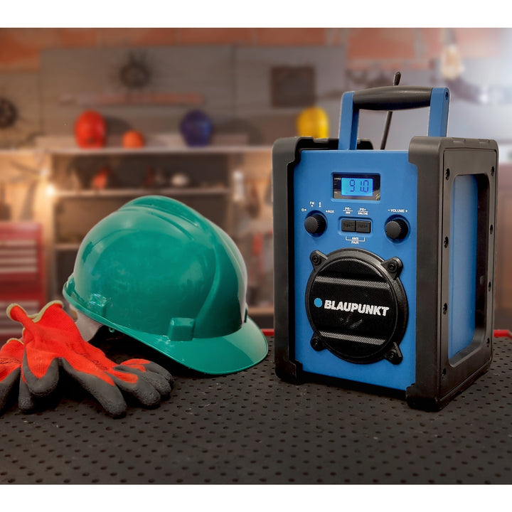 Blaupunkt Tragbares Radio, Bluetooth, AUX, LCD-Display, PP30 Baustelle