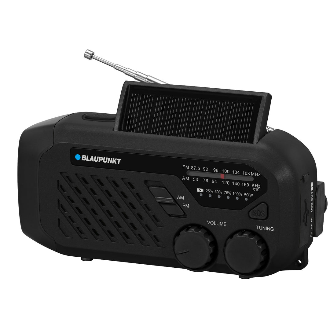 Blaupunkt Netz-/Akkufunk, LED-Taschenlampe, SOS-Anzeige, Antenne, ER10