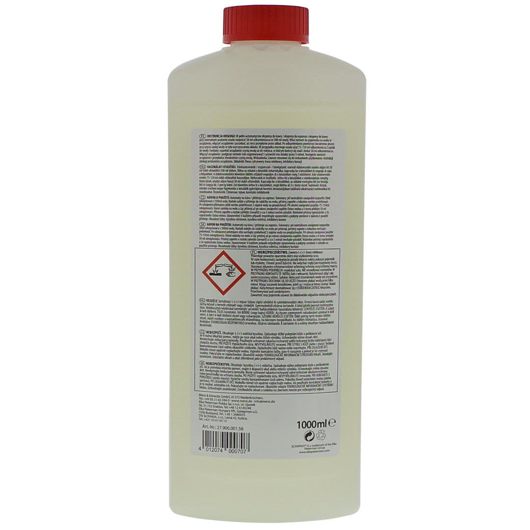 Entkalker für Kaffeemaschinen, Wasserkocher, 1 Liter, Universal, Scanpart, 2 Stück